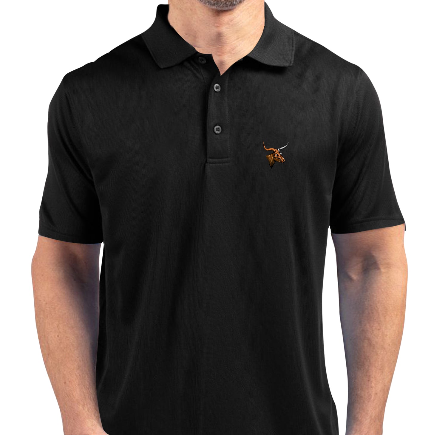 TX Bull - Orange/White